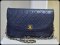 Chanel Vintage Clutch Navy Blue Lamdkin GHW size 11 กระเป๋าสะพายหนังแกะ โซ่ทอง ใช่ถือเป็นกระเป๋าหนีบได้ค่ะ