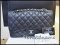 Chanel Jumbo Classic Black Caviar SHW Double flab กระเป๋าชาแนลรุ่นคลาสสิคยอดนิยม ไซส์ใหญ่ สีดำ คาเวียร์ อะไหล่เงิน สองฝา สภ่พเหมือนใหม่