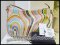 Paul Smith Cross Body Bag Colorful Swirl -Authentic กระเป่าหนังลายสีสันสดใส สายสะพายยาว น่ารักมากค่า ของแท้มือสอง สภาพดีค่ะ