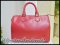 Louis Vuitton Speedy EPI Red size 25 - Used Authentic กระเป๋ามือสอง ของแท้  ลายไม้สีแดง ไซส์เล็กสภาพดี ราคาน่ารักค่า