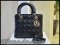 Christain Dior Lady Dior Black LAmbskin SHW size 10 - Used Authentic กระเป๋าเลดี้ดิออร์ หนังแกะสีดำ อะไหล่เงิน สุดคลาสสิคและหรูหรา หนังแกะป่อง ทรงเป๊ะ มือสองสถาดีมากค่ะ คุ้มมากๆ ปี2009 ราคาสุดคุ้ม