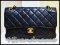 Chanel Vintage 2 Side Flab black Lambskin GHE Size 10 - Used Authentic กระเป๋า หนังแกะสีดำ อะไหล่ทอง สายโซ่ ฝาเปิดได้สั่งฝั่ง ขนาด 10 น้ิว  พอๆกับ classic นะคะ มือสอง ราคาสุดคุ้ม