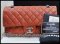 Chanel Classic Glazed Lamb Salmon SHW 10- Used Authentic กระเป๋าชาแนล ทรงคลาสสิค หนังแกะ เนื้อประกายวิ๊งๆ เบาๆ สีน้ำตาลอมส้ม อะไหล่เงิน สายโซ่เหล็กล้วน Limited หายากนะคะ มือสอง สภาพดีค่า