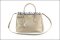 Prada Saffiano Lux Double Zip With Strap Size 30 Cammeo - Used Authentic Bag