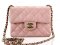 Chanel Mini Square 7 Baby Pink Caviar GHW - Used Authentic Bag
