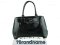 Furla Tote Shoulder Black  - Used Authentic Bag  กระเป๋าเฟอร์ลา สะพายไหล่หนังสีดำ ของแท้มือสองสภาพดีค่ะ