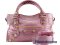 Balenciaga City Pink Lambskin Gold Hardware - Used Authentic Bag