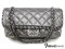 Chanel Chain Me Flap Bag Around Jumbo Silver Metallic RHW - Used Authentic Bag กระเป๋าชาแนล สะพายไหล่หนังวัวยับๆสีเงิน มีโซ่รอบฝาปิดอะไหล่เงินรมดำ ไซส์12สภาพดีค่ะ ขายกระเป๋าชาแนลมือสองค่ะ