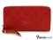 Louis Vuitton Wallet Portefeuille Clemence Monogram Empreinte Cerise - Used Authentic Bag  กระเป๋าสตางค์หลุยวิตตองใบยาวซิปรอบ ใส่บัตรได้8ใบ หนังปั้มลายLVสีแดง ขายกระเป๋าหลุยของแท้ค่ะ