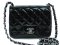 Chanel Mini Square 7 Black Patent SHW - Used Authentic Bag  กระเป๋าชาแนล มินิสแควร์7 สีดำหนังแก้ว อะไหล่โซ่เงิน ของแท้มือสองสภาพดีค่ะ