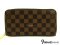Louis Vuitton Wallet Portefeuille Zippy Damier Ebene Canvas  กระเป๋าสตางค์หลุยวิตตองใบยาว ซิปรอบลายดามิเย่ ใส่บัตรได้10ใบ ขายกระเป๋าหลุยมือสอง สภาพดีค่ะ