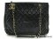 Chanel Vintaga Tote Bag Black Lambskin