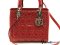 Christian Dior Lady Dior Size10 Patent Red SHW