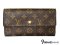 Louis Vuitton Long Wallet Monogramb Canvas  - Used Authentic Bag กระเป๋าตังค์ หลุยส์วิตตอง ใบยาว ลายโมโนแกรม สามพับ กระดุมหน้า ของแท้มือสอง