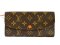 Louis Vuitton Long Wallet Monogramb Canvas
