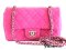 Chanel Classic 8 Caviar Suede HotPink SHW