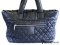 Chanel Reversible Ladies Tote Black Nylon Quilting