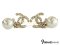 Chanel Earrings Double CC Crystal Steel