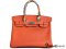 Used Like New Hermes Birkin 30 Epsom Orange SHW