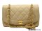 Chanel Classic Vintage 10 Beige Lambskin GHW