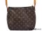 Louis Vuitton Looping Monogram Canvas  - Used Authentic Bag กระเป๋า หลุยส์ วิตตอง ลูปปิ้ง ลายโมโนแกรม หูทรงกรม แข็งคาวไฮ สีน้ำผึ้ง ทรงสะพายไหล่ ของแท้ มือสอง สภาพดีค่ะ