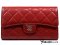 Chanel Long Wallet Bi-Fold RED caviar  กระเป๋าสตางค์ ใบยาวสองพับหนังคาเวียร์สีแดงสดค่าะ สวยมากๆ