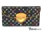 Louis Vuitton Long Wallet Multicolor  - Used Authentic Bag  กระเป๋าตังค์ หลุยส์ วิตตอง มัลติคัลเลอร์ ใบยาว รุ่นนี้มีตัวเปิดปิดด้านหน้าเป็นหัวเข็มขัดแบบแม่เหล็ก ของแท้ มือสอง สภาพดีค่ะ