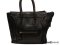 Celine Luggage Handbag Black Size26 กระเป๋าซีลิน สีดำ หนังวัว ไซส์ไมโคร ของแท้ มือสอง สภาพดีค่ะ