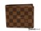 Louis Vuitton Wallet Florin Damier Ebene Canvas  - Used Authentic Bag  กระเป๋าตังค์ หลุยส์ วิตตอง ลายดิมิเย่ ด้านในสีน้ำตาล มีช่องใส่เหรียญ และบัตร ของแท้มือสอง สภาพดีค่ะ
