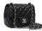 Chanel Mini Sqaure 7 Black Caviar SHW  