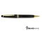 Montblanc Meisterstück Gold-Coated Classique Ballpoint Pen -  Authentic ปากกา มองบรังซ์ สีดำ ขอบทอง รุ่นหัวบอล  รุ่นนิยม หรูหรา ดีไซน์สวย