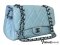 CHANEL A90616 Coco Soft Flap Bag in Distressed Calfskin SHW - Used Authentic Bag กระเป๋า ชาแนล แฟร๊บแบค หนังวัว สีฟ้า โซ่คู่รมดำ ไซส์ 10 สีพาทเทลน่ารัก ถือแล้วเก๋ ไม่ซ้ำใครค่ะ ของแท้ มือสอง สภาพดีค่ะ