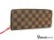 New Louis Vuitton Wallet Clemence Damier Ebene  - Authentic Bag กระเป๋าตังค์ หลุยส์ วิตตอง เครเมน ลายดามิเย่ ใบยาว รุ่นซิปรอบ หัวซิปรุ่นนี้เป็นหนัง สีแดง ด้านในสีเดียวกับหัวซิปสวย ช่องด้านในหลายช่องใช้งานสะดวกคะ ของใหม่สั่งได้ตลอดค่า