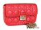 Used Like New Christian Dior Miss Dior Promenade Pouch Red Lambskin GHW