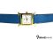 Hermes H Hour White Dial Blue Leather Ladies Watch  - Used Authentic Watch นาฬิกา แอร์เมส เรือน H สีทอง หน้าปัดขาว สายหนังแอร์เมสแท้ สีน้ำเงินสวย นาฬิรุ่นยอดฮิต ยอดนิยม ใส่แล้วสวย หรู