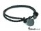Bottega Veneta  Black  leather bracelet Free Size  -  Authentic ข้อมือ บอเตก้า สีดำ รุ่นสองเส้น ฟรีไซส์ ปรับขนาดได้ สีดำสวย