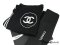 Chanel Scarf Black 200x100 cm - Used Authentic Bag ผ้าพันคอชาแนล สีดำขนาด 200x100 Cm ปักโลโก้ชาแนล ผืนใหญ่คลุมได้ทั้งตัว ผันคอก็สวยค่า