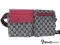 Gucci Belt Bag Strap Blue and Red  - Used Authentic Bag กระเป๋า คาดอก กุซซี่ ผ้าสำน้ำตาล ฝาหนังแดง สายสีน้ำเงินสลับแดง สีหายาก มุม ผ้า หนังสภาพดีมากๆคะ ของแท้ มือสอง สภาพดีคะ