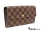 Louis Vuitton Wallet Sarah Damier Edene Canvas Long  - Used Authentic Bag  กระเป๋าตังค์ หลุยส์ วิตตอง 2พับ ลายดามิเย่ ใบยาว สภาพดี มีช่องใส่การ์ด และใส่แบงค์ กระดุมหน้า รุ่นนิยม ใช้งานสะดวก ของแท้ มือสอง สภาพดีค่ะ