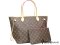 Louis Vuitton Neverfull MM Monogram Canvas - Authentic Bag  กระเป๋า หลุยส์ วิตตอง เนฟเวอร์ฟู ลายโมโนแกรม ไซส์ MM ทรงชอปปิ้ง รุ่นใหม่ล่าสุด มีกระเป๋าเล็กถอดแยกได้ สวยมากๆค่ะ