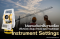 โปรแกรมตั้งค่าพื้นฐานเครื่อง Instrument Settings 