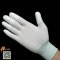 ถุงมือสีขาวเคลือบ PU ปลายนิ้ว