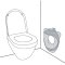 Toilet Trainer Seat - Light Grey