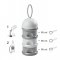 Stacked formula milk container - GREY