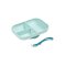 ชุดเซ็ทรับประทานอาหารซิลิโคน 3 ชิ้น Silicone Learning Set - Airy Blue(copy)