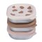 ชุดกล่องสแตนเลสพร้อมฝาซิลิโคน 3 ชิ้น BEABA Set of 3 Stainless Steel 250ml Meal Box - Big Love