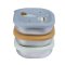 ชุดกล่องสแตนเลสพร้อมฝาซิลิโคน 3 ชิ้น BEABA Set of 3 Stainless Steel 250ml Meal Box - Adventure