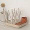 ที่ตากขวดนมพร้อมถาดรองน้ำ Forest Drying Rack - Terracotta / Clay