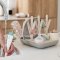 ที่ตากขวดนมพร้อมถาดรองน้ำ Forest Drying Rack - Clay