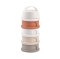 Formula and Snacks Container 4 compartments - Terracotta / White